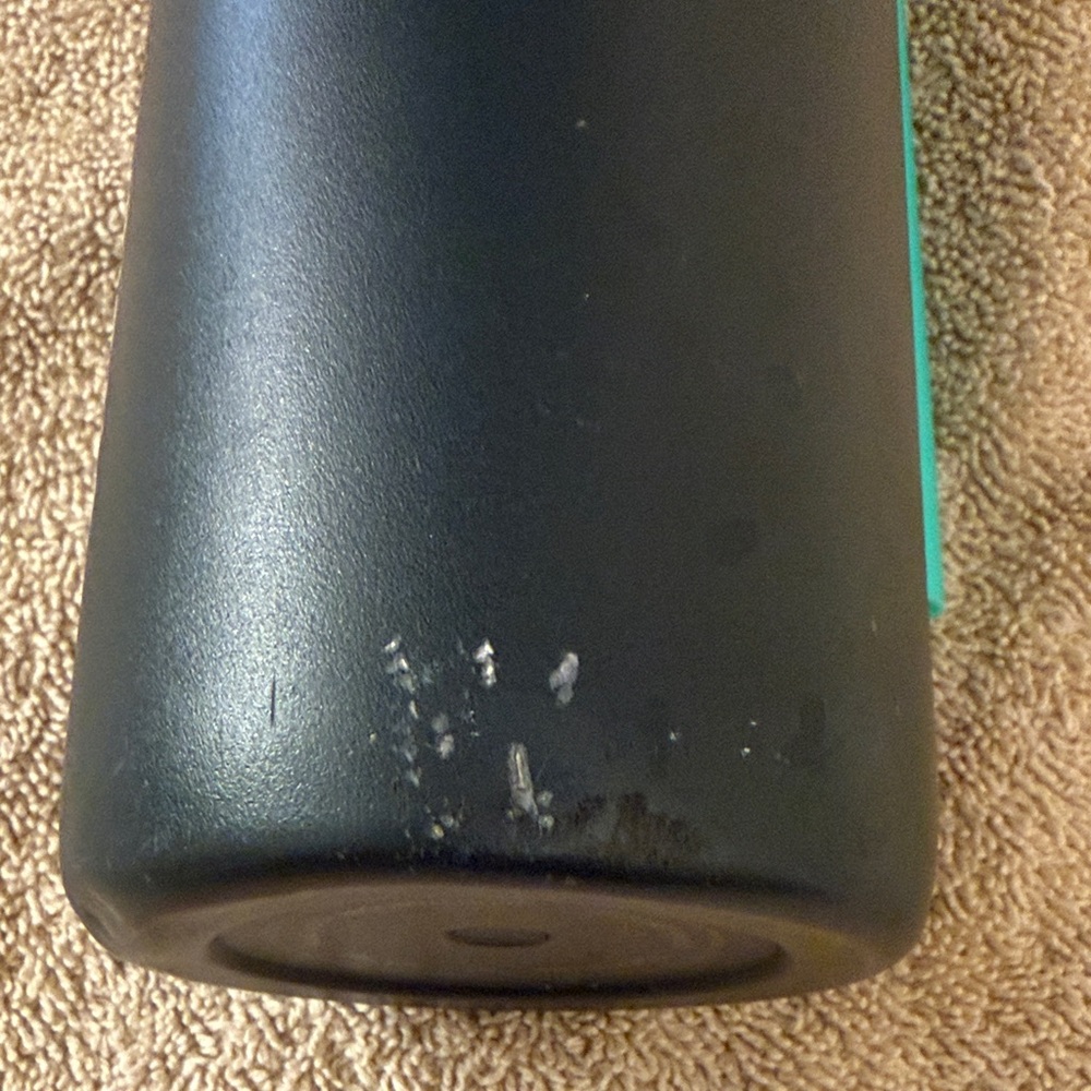 Owala Stainless Steel Water Bottle - Dark Grey or Black with Mint Lid - Picture 7 of 10